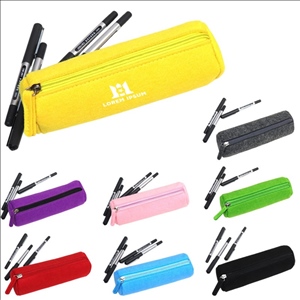 Felt Cylindrical Stationery Organizer for Pens, Pencils